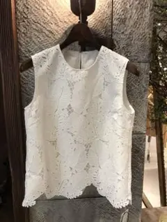 Ballsey ボタニカルレース トップス