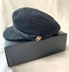 CHANEL シャネル キャスケット 帽子 ココマーク ツイード ハット