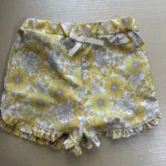 petit main ひまわり柄パンツ 80 水陸両用