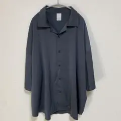 Gasper John グレーオーバーサイズシャツ