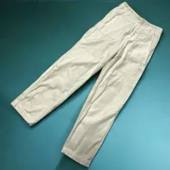 UNITED ARROWS コットン チノパン ストレートレッグ オフホワイト