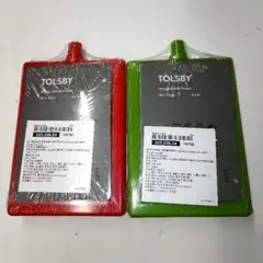 TOLSBY フォトフレーム 赤 緑 2個セット　イケア　メニュー表　未使用