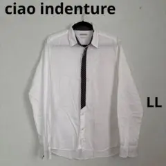 ciao indenture メンズ ホワイトシャツ LL