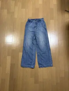 VIS ソフトな風合いと綺麗なシルエット。デニムバギーパンツ