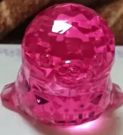 ☆「74」即購入OK！ピンクのクリスタルあざらし置物☆