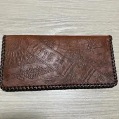ブラウン レザー 長財布