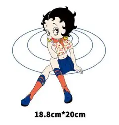転写シート「ベティちゃん➁」リメイク　かわいい　おすまし　デコレーション