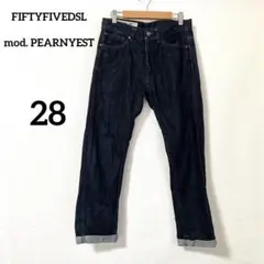 【FIFTYFIVEDSL】デニム 28 ネイビー 綿100 レギュラーフィット