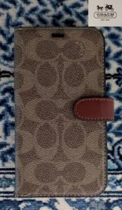 【COACH】コーチ iPhoneケース X/XS スマホケース PVC レザー