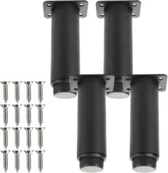 高さ調整ブラケット 家具脚 ネジ固定 キャビネット ベッド テーブル