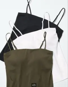 新品タグ付き⭐︎ユニクロ⭐︎エアリズムコットンプラチューブトップ ブラック　L
