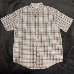 Eddie Bauer【エディーバウアー】　半袖シャツ　白タグ　90s