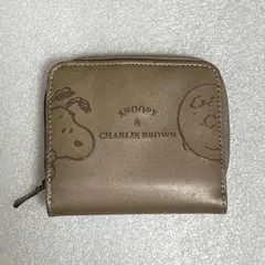 【新品】スヌーピー　チャーリーブラウン　二つ折り財布　ミニウォレット　訳あり