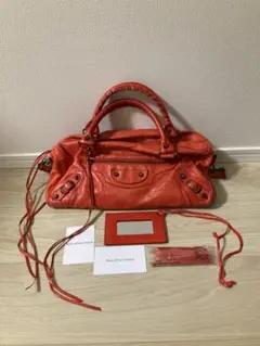 バレンシアガ ツィギー 2way ショルダー バッグ レザー