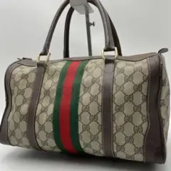 OLD GUCCI シェリーライン ボストンバッグ GGスプリーム カバン