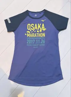 大阪マラソン参加ランニングTシャツ/大阪マラソン2017年/レディースL