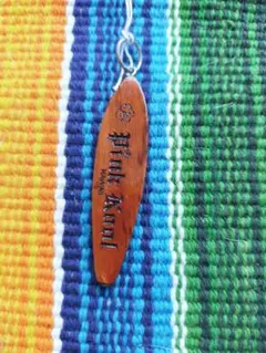 【Hawaii jewelry】ハワイコアウッド・サーフボード型ペンダントトップ