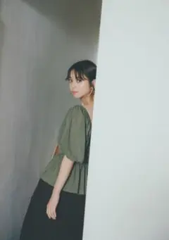 INTIMITE アンティミテ Shirring Tops カーキ 佐々木希