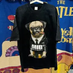 メンインブラック　Tシャツ　メンズ　パグ　犬　アメリカ映画　スパイ