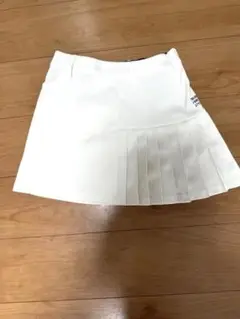 ホワイト プリーツスカート レディース ゴルフ　ルコック