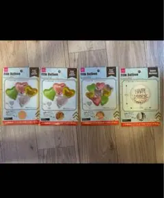 【DAISO】バルーンセット ハート型・バースデー