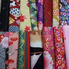 20✕10cmサイズ和柄生地ハギレ15枚セット（10）