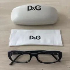 D&G ブラックフレーム メガネ D&G1197