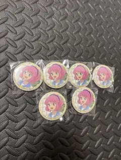 アイカツスターズ！ 桜庭ローラ イオン限定 缶バッジ 6個セット