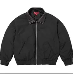 Supreme Leather Collar Utility Jacket L