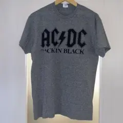 AC/DC ロック バンド Tシャツ BACK IN BLACK 古着　M