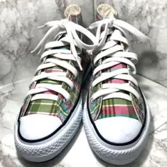 ☆人気 CONVERSE スニーカー 23.5cm チェック柄
