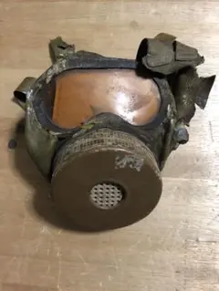 第二次世界大戦 日本軍 十七年式防空用防毒面 日本陸軍と同型の民間ガスマスク ～ 防空用防毒面・団用一号甲型