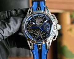 Audemars Piguet クロノグラフ ブラック/ブルー