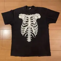 BONE Tシャツ ブラック 蓄光 ボーン
