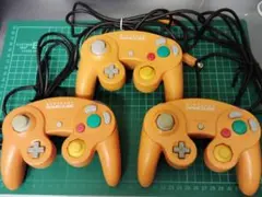 ゲームキューブコントローラー オレンジ3つ