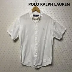 ♻️美品♻️ポロラルフローレン♻️メンズ♻️半袖ボタンダウン　ソフトシャツ♻️ホワイト/L