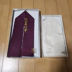 紫と白の和装小物セット