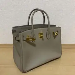 本革　ハンドバッグ ゴールド金具