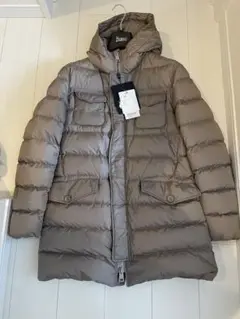 ★新品★ヘルノ POLAR-TECH ダウンジャケットコート46 グレージュ