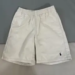 ポロ ラルフローレン ホワイト ハーフパンツ　130