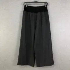BEARDSLEY 起毛チェックウエストリブパンツ 1 グレー ブラック