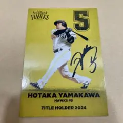 プロ野球チップスカード 2025 福岡ソフトバンクホークス 山川穂高 カルビー