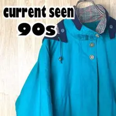 current seen☆デザインナイロンジャケット90s