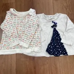 トレーナー2枚セット80から90サイズ