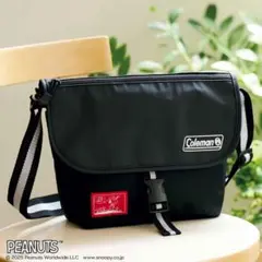 リンネル 10月号 付録 スヌーピー Coleman メッセンジャーバッグ