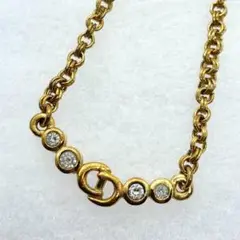 クリスチャン ディオール ネックレス Dior ゴールド