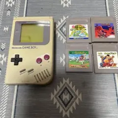 Nintendo Game Boy + ソフト4本セット　ジャンク