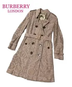 ✨希少品✨定価30万✨BURBERRY◆総レース◆トレンチコート◆安室奈美恵