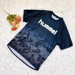 ★hummel★ヒュンメル Tシャツ スポーツウェア【S】半袖 プリントTシャツ