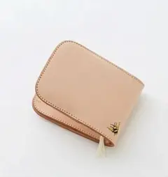kurosawa 蜂刺繍　ヌメ革二つ折り財布 m29918630827_1.jpg?1748241198